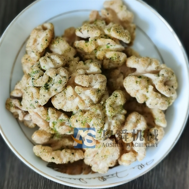 海苔味核桃仁加工设备 核桃仁深加工机全套带工艺提供
