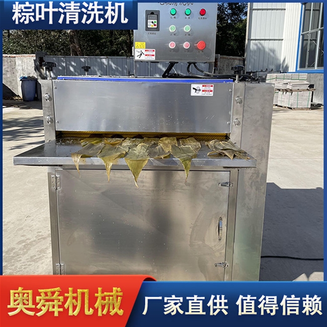 小型粽叶清洗机 洗苇叶芭蕉叶机器 洞庭湖苇叶毛刷自动清洗设备