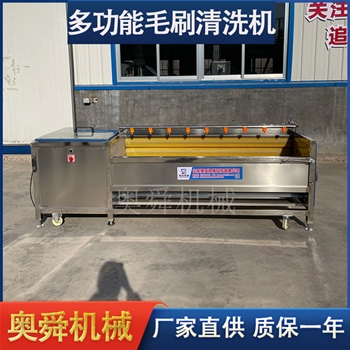 毛辊清洗机、土豆清洗机、胡萝卜清洗机、红薯清洗设备、根茎类蔬菜清洗机 