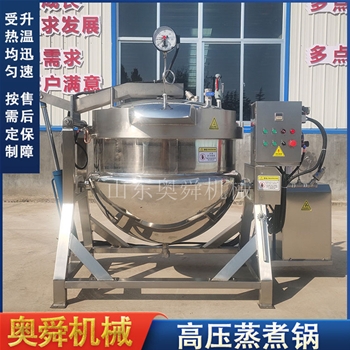 电加热高温高压蒸煮锅 不锈钢粽子蒸煮锅 酱牛肉压力闷煮锅