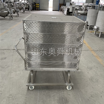 食品厂用食品杀菌托盘 咸鸭蛋杀菌筐 杀菌锅配套小推车杀菌盘子
